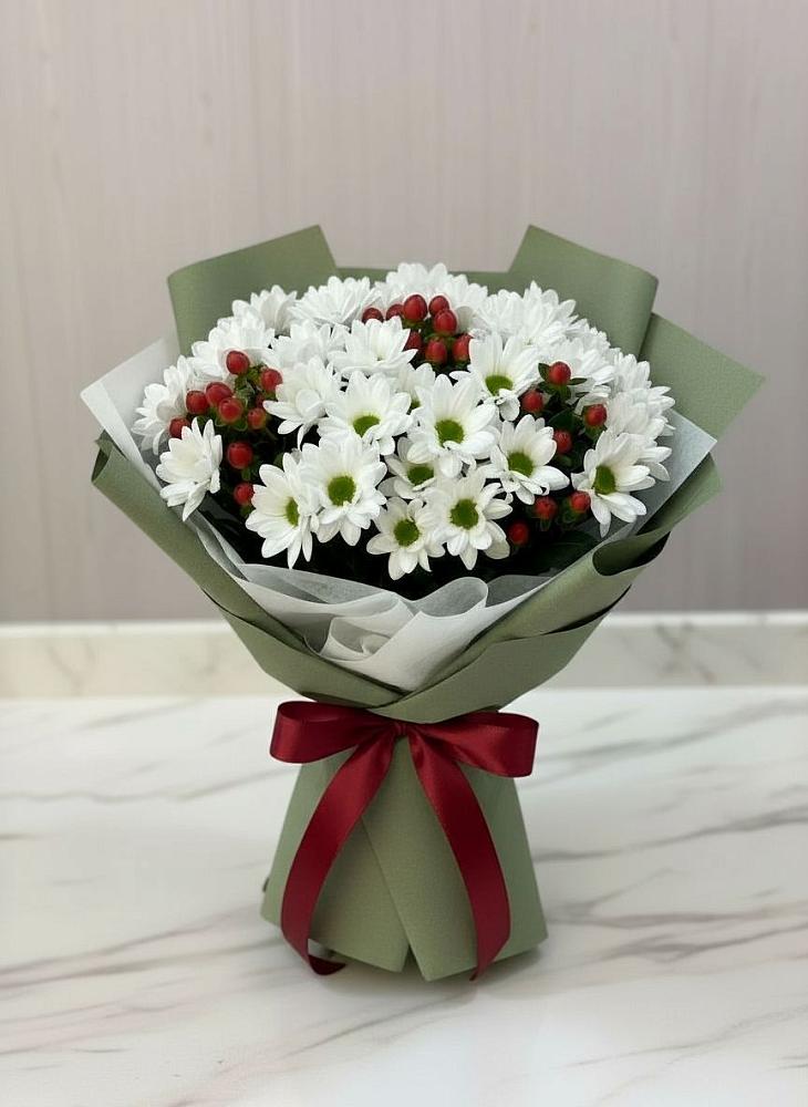 Букет цветов из: Хризантемы в Зеленоградском