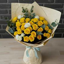 Букет цветов из:  Розы в Зеленоградском