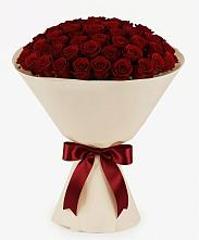Букет 101 Бордовая роза Блэк Бакарра в Зеленоградском