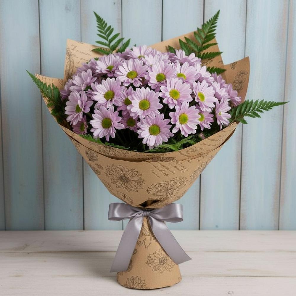 Букет цветов из: Хризантемы в Зеленоградском