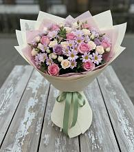 Букет цветов из:  Розы и Хризантемы в Зеленоградском