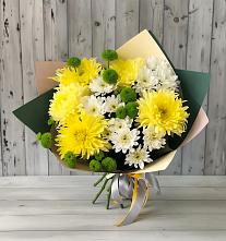 Букет цветов из:  Хризантемы #REPLACE_PRED# Зеленоградском