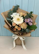 Букет цветов из:  Герберы и Хризантемы в Зеленоградском