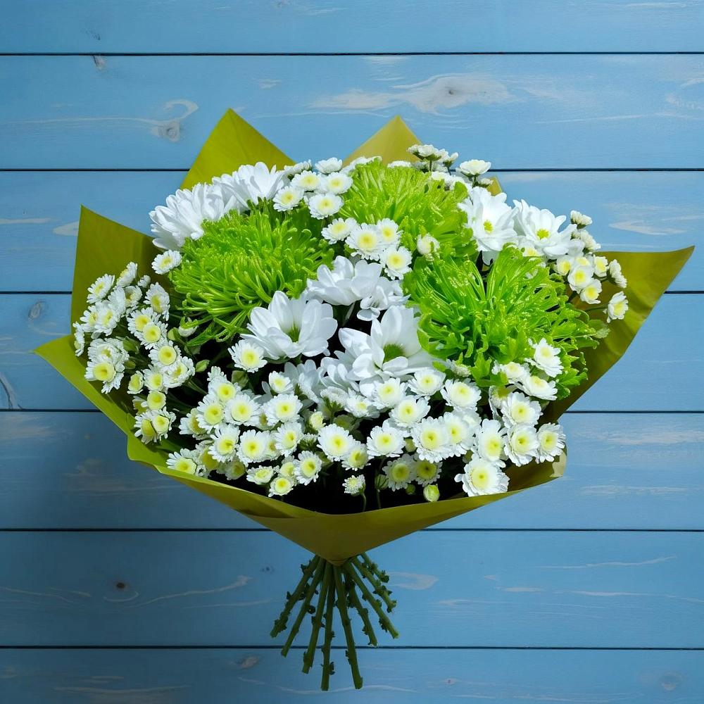 Букет цветов из: Хризантемы в Зеленоградском