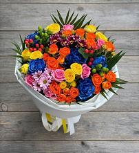 Букет цветов из:  Розы и Хризантемы в Зеленоградском