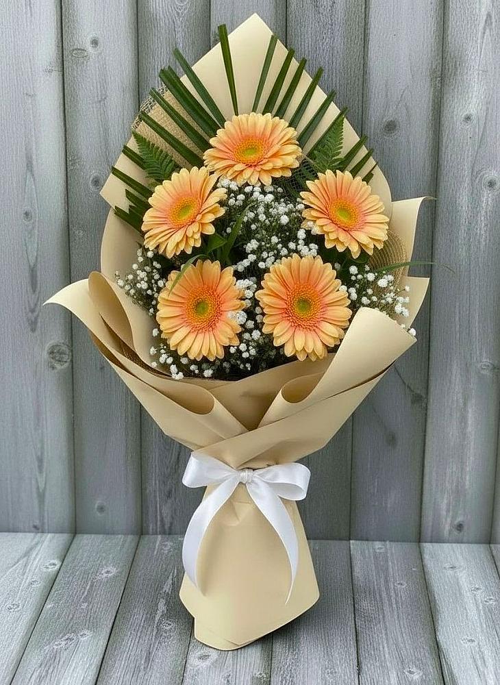 Букет цветов из: Герберы в Зеленоградском