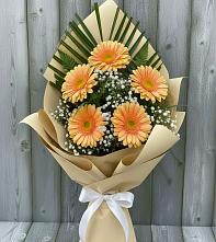 Букет цветов из:  Герберы в Зеленоградском