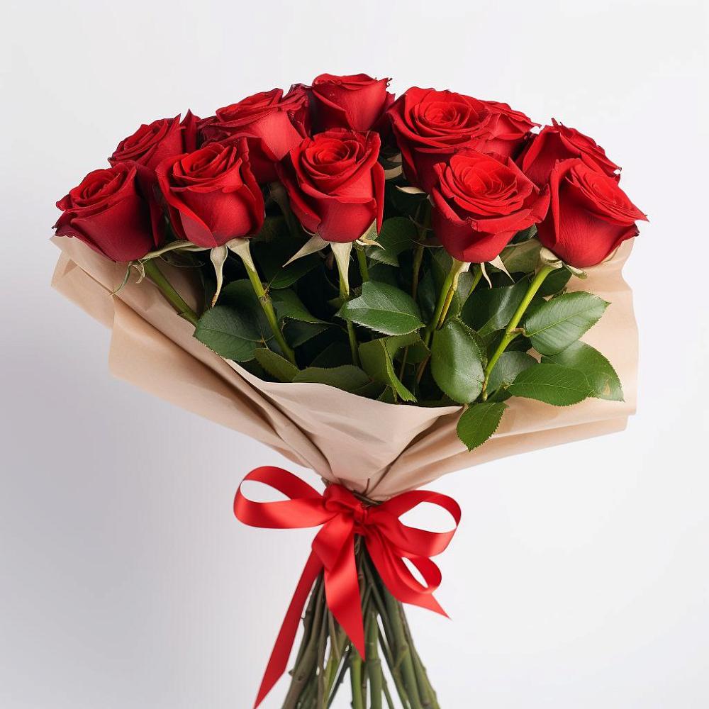 Букет 11 Красных роз Эдлесс Лав в Зеленоградском